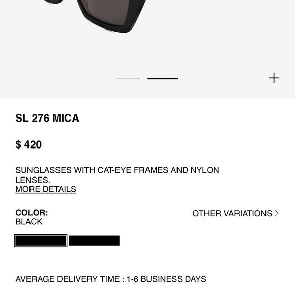 Authentic - Saint Laurent Sunglasses - Picture 9 of 10